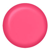 Swatch of IBD Rubber Gel Sorbet, a vibrant watermelon pink with a smooth, glossy gel finish.